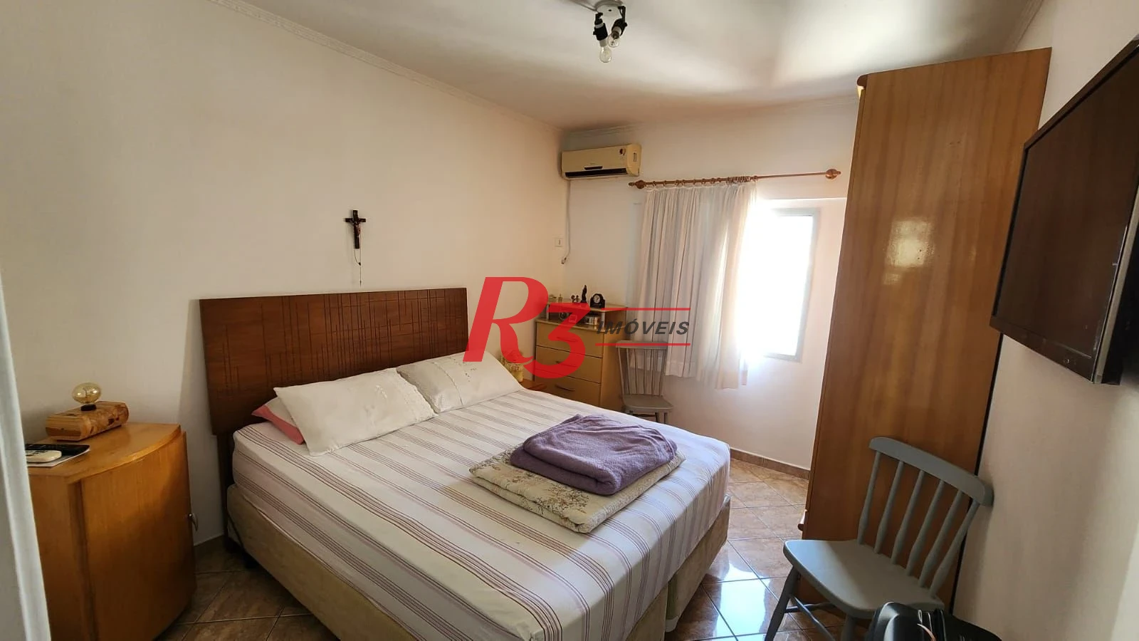 Apartamento para alugar, 77 m² por R$ 4.800,00/mês - Ponta da Praia - Santos/SP