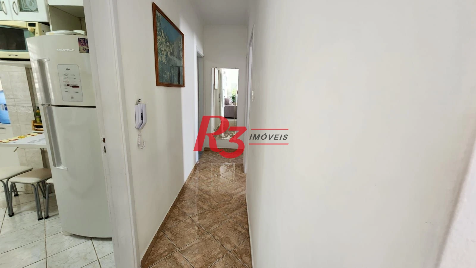 Apartamento para alugar, 77 m² por R$ 4.800,00/mês - Ponta da Praia - Santos/SP