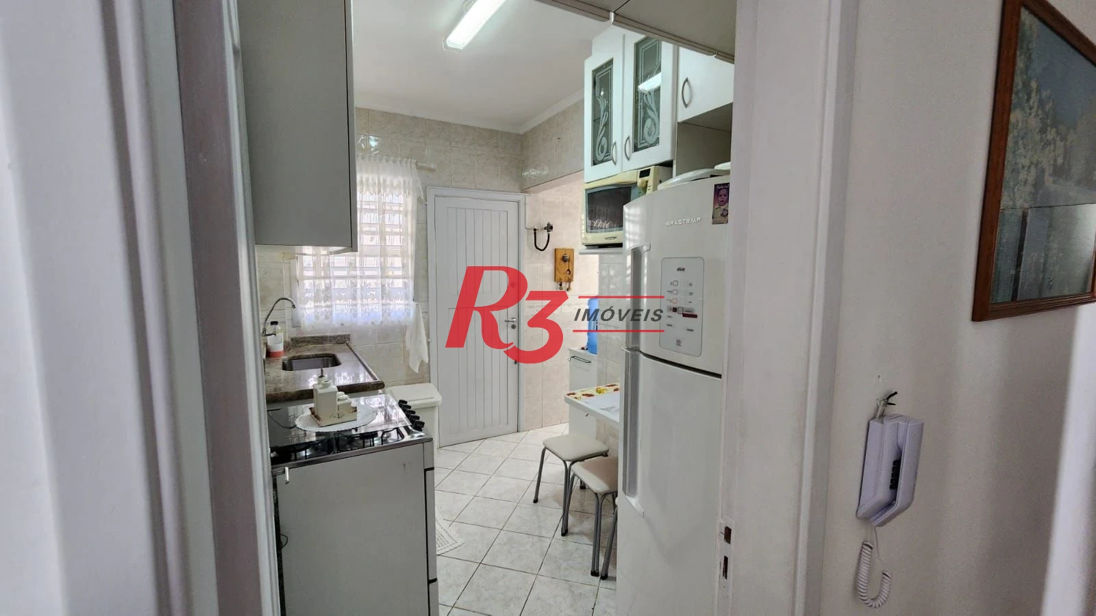 Apartamento para alugar, 77 m² por R$ 4.800,00/mês - Ponta da Praia - Santos/SP