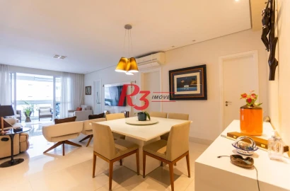 Apartamento com 1 dormitório à venda, 96 m² por R$ 1.710.000,00 - Aparecida - Santos/SP