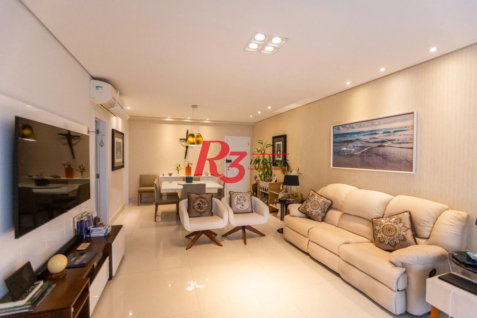 Apartamento com 1 dormitório à venda, 96 m² por R$ 1.710.000,00 - Aparecida - Santos/SP