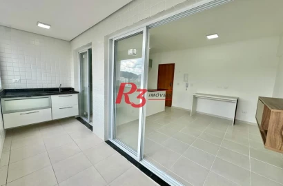 Apartamento com 2 dormitórios à venda, 59 m² por R$ 535.000,00 - Macuco - Santos/SP