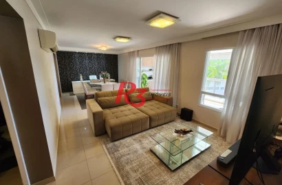 Apartamento com 3 dormitórios à venda, 132 m² por R$ 1.750.000,00 - Ponta da Praia - Santos/SP