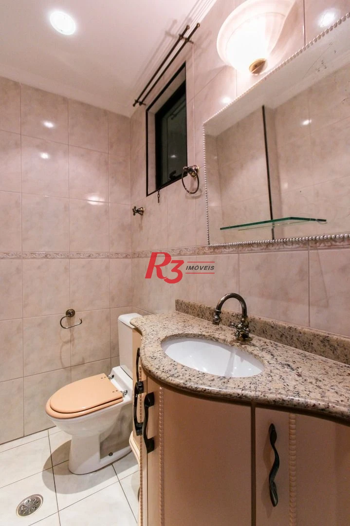 Apartamento à venda, 157 m² por R$ 1.170.000,00 - Embaré - Santos/SP