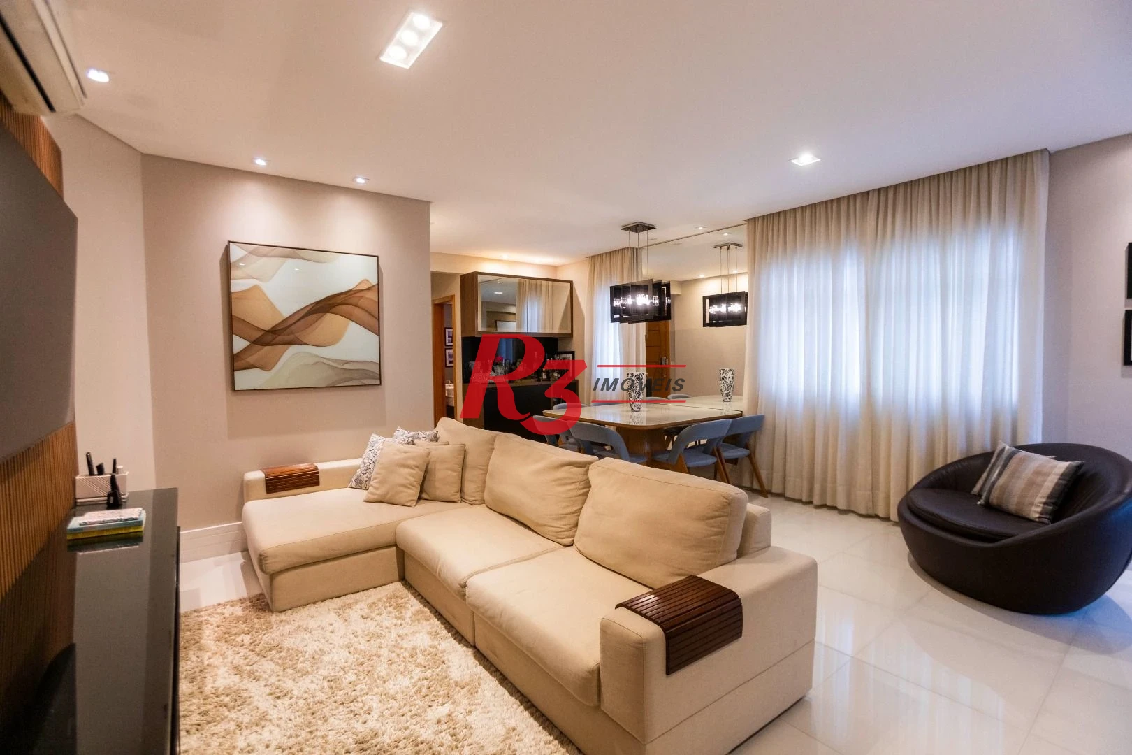Apartamento com 3 dormitórios à venda, 123 m² por R$ 1.600.000,00 - Pompéia - Santos/SP