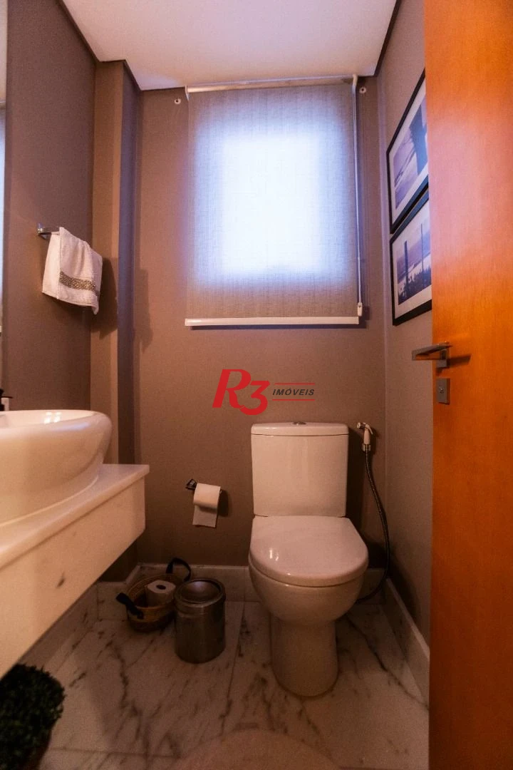 Apartamento com 3 dormitórios à venda, 123 m² por R$ 1.600.000,00 - Pompéia - Santos/SP
