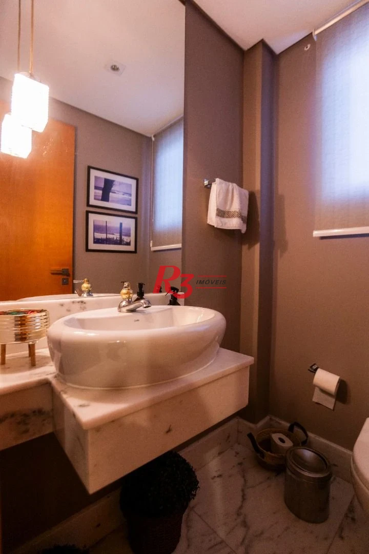 Apartamento com 3 dormitórios à venda, 123 m² por R$ 1.600.000,00 - Pompéia - Santos/SP