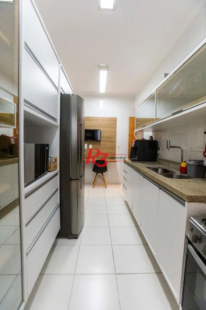 Apartamento com 3 dormitórios à venda, 123 m² por R$ 1.600.000,00 - Pompéia - Santos/SP