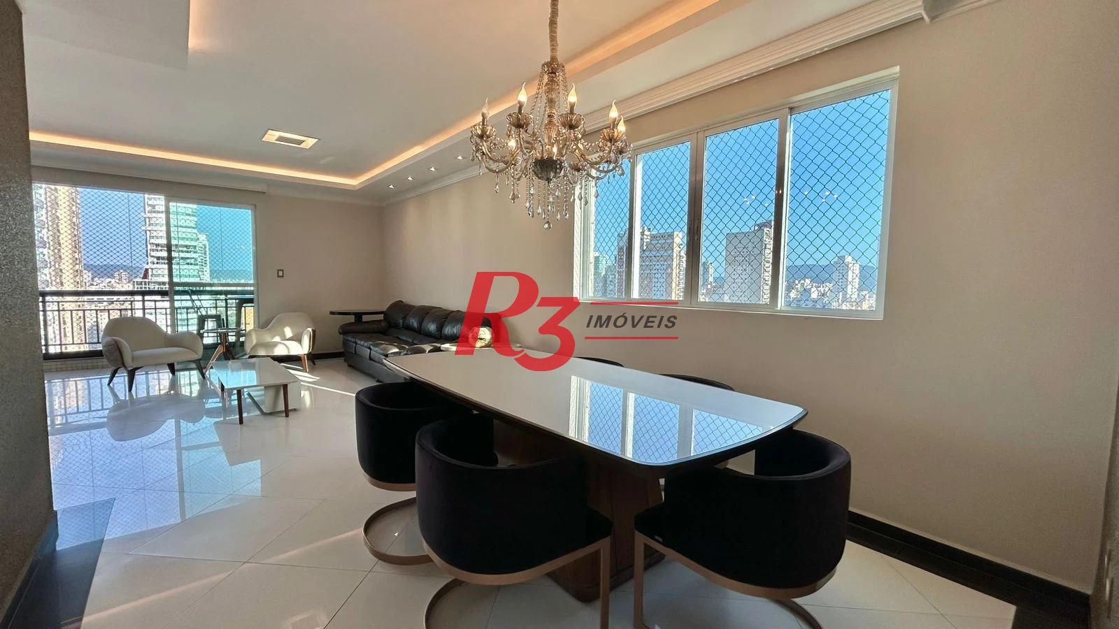 Apartamento com 3 dormitórios para alugar, 138 m² por R$ 16.000,00/mês - Gonzaga - Santos/SP
