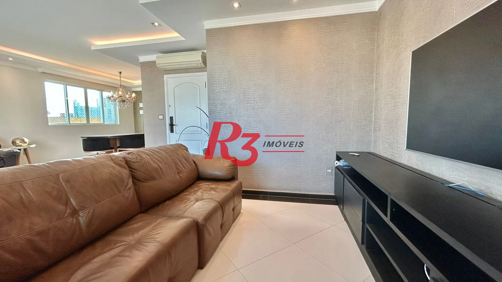 Apartamento com 3 dormitórios para alugar, 138 m² por R$ 16.000,00/mês - Gonzaga - Santos/SP