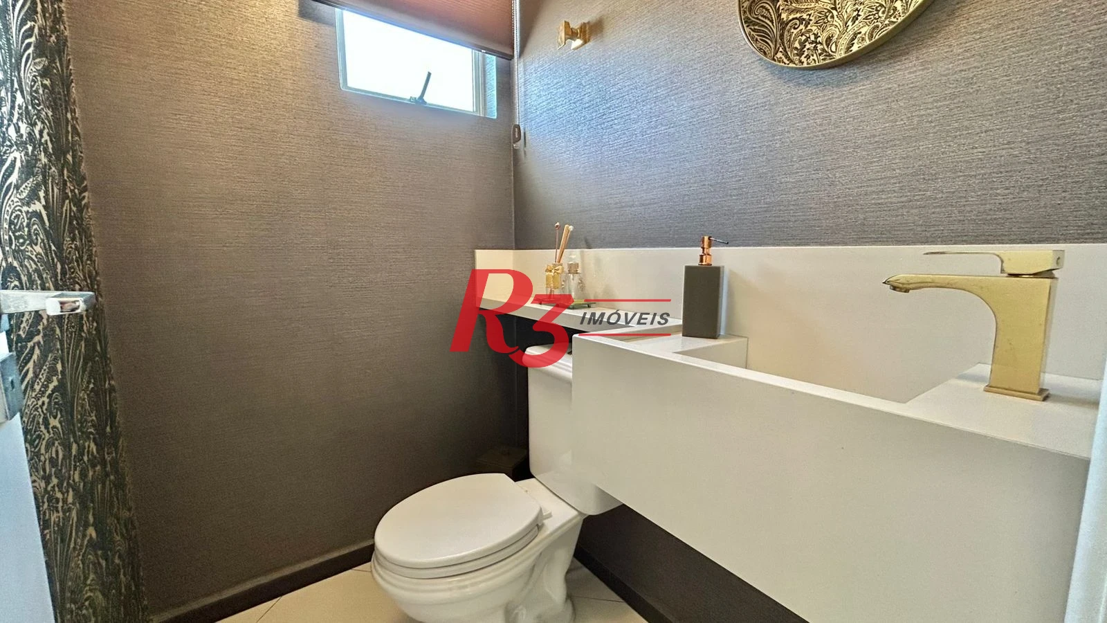 Apartamento com 3 dormitórios para alugar, 138 m² por R$ 16.000,00/mês - Gonzaga - Santos/SP