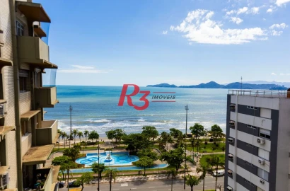 Apartamento com 3 dormitórios à venda, 163 m² por R$ 2.800.000,00 - Aparecida - Santos/SP