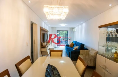 Apartamento com 3 dormitórios à venda, 124 m² por R$ 980.000,00 - Gonzaga - Santos/SP