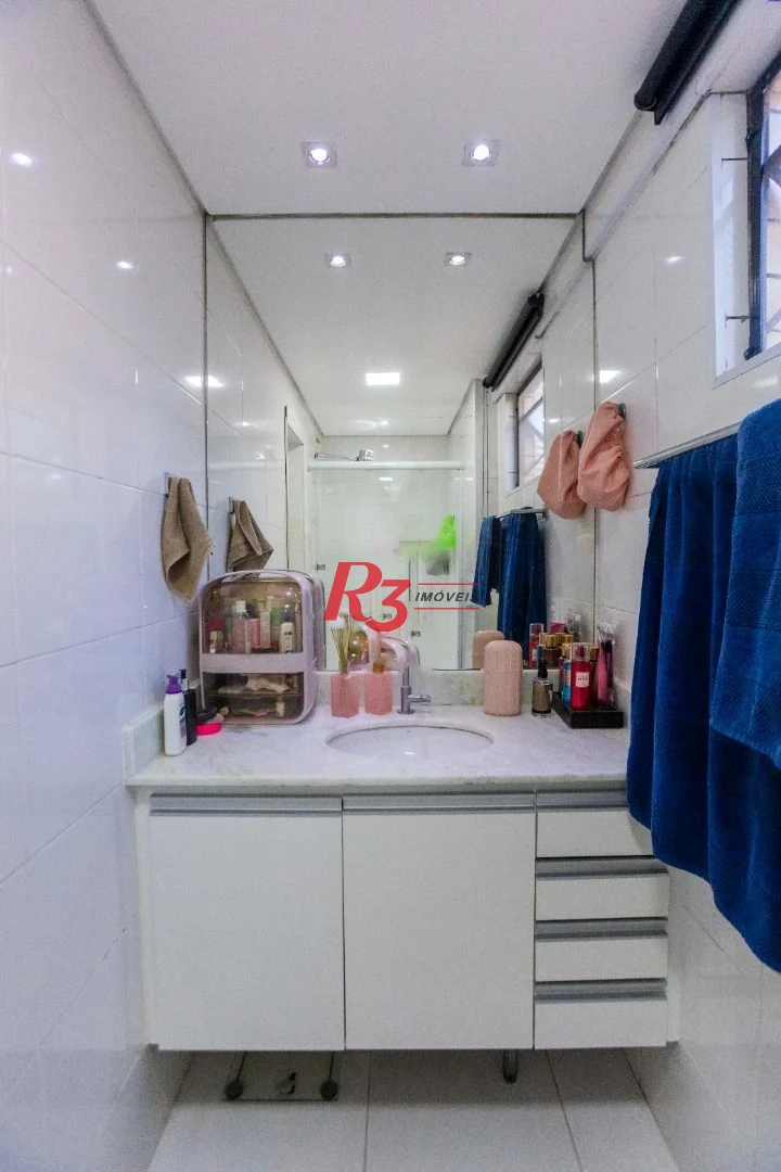 Apartamento com 3 dormitórios à venda, 124 m² por R$ 980.000,00 - Gonzaga - Santos/SP