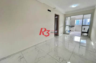 Apartamento para alugar, 70 m² por R$ 5.900,00/mês - Boqueirão - Santos/SP