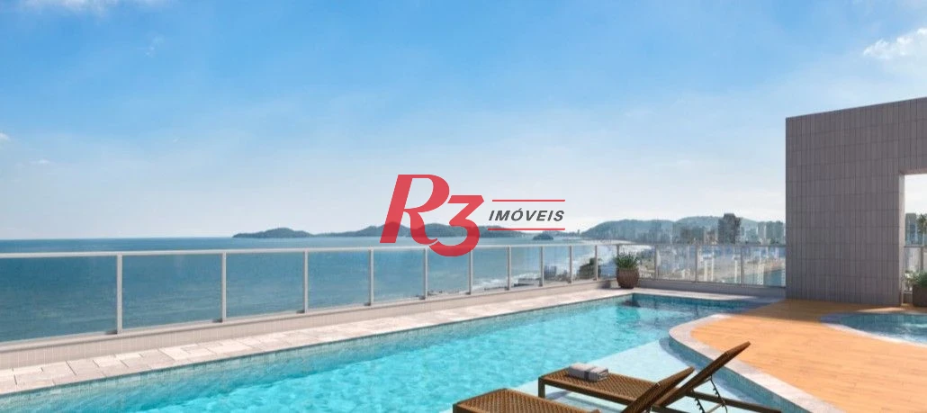 Apartamento com 2 dormitórios à venda, 92 m² por R$ 1.850.000,00 - Embaré - Santos/SP