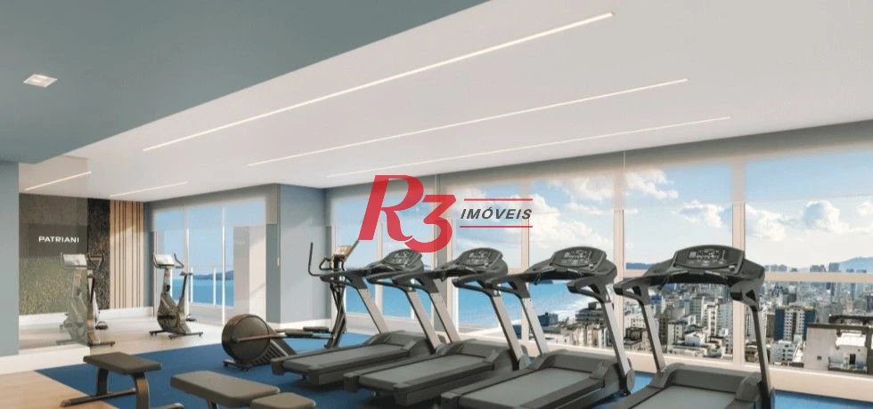 Apartamento com 2 dormitórios à venda, 92 m² por R$ 1.850.000,00 - Embaré - Santos/SP