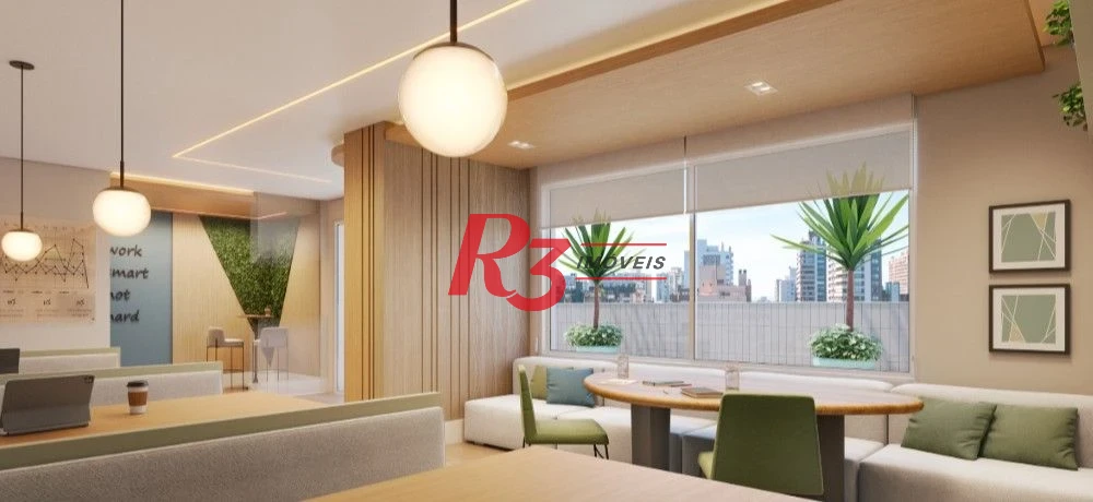 Apartamento com 2 dormitórios à venda, 92 m² por R$ 1.850.000,00 - Embaré - Santos/SP