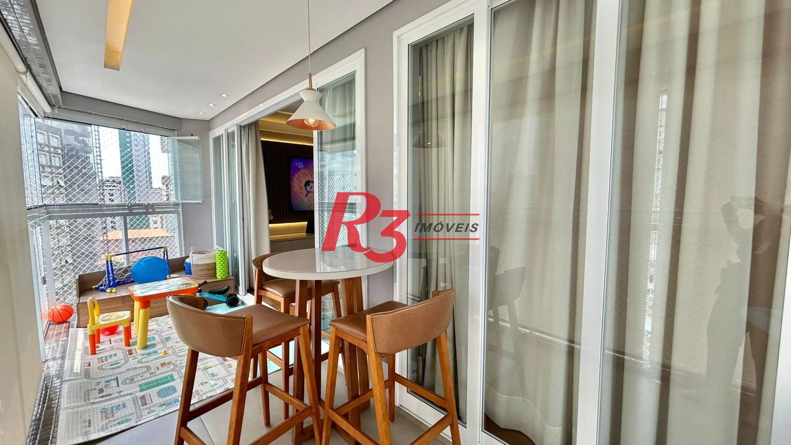 Apartamento com 4 dormitórios à venda, 206 m² por R$ 1.800.000,00 - Aparecida - Santos/SP