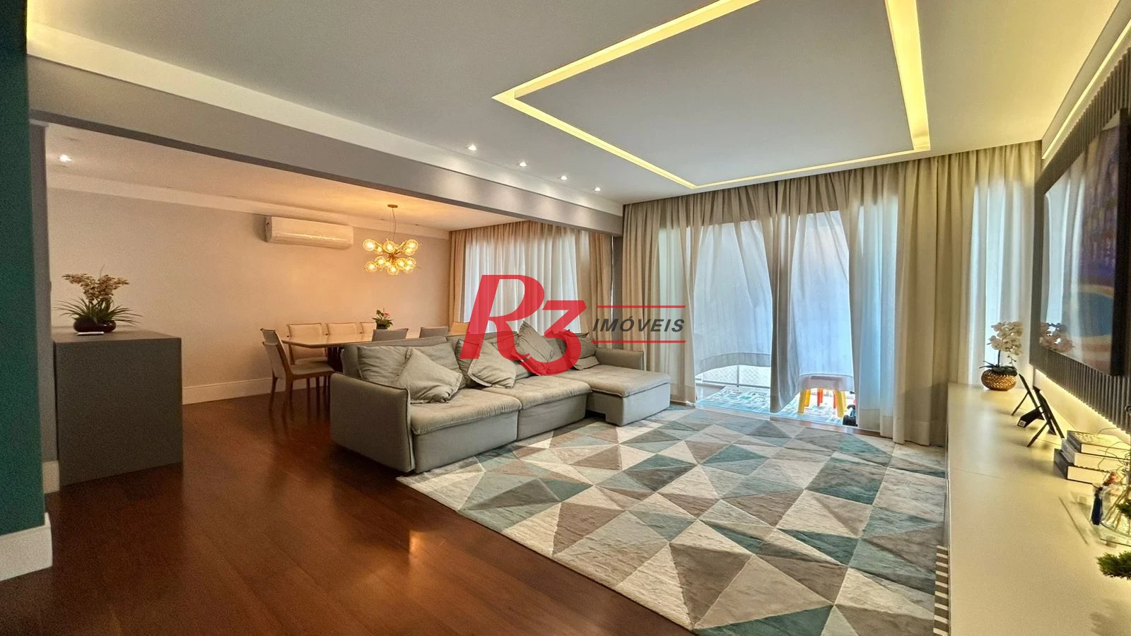 Apartamento com 4 dormitórios à venda, 206 m² por R$ 1.800.000,00 - Aparecida - Santos/SP