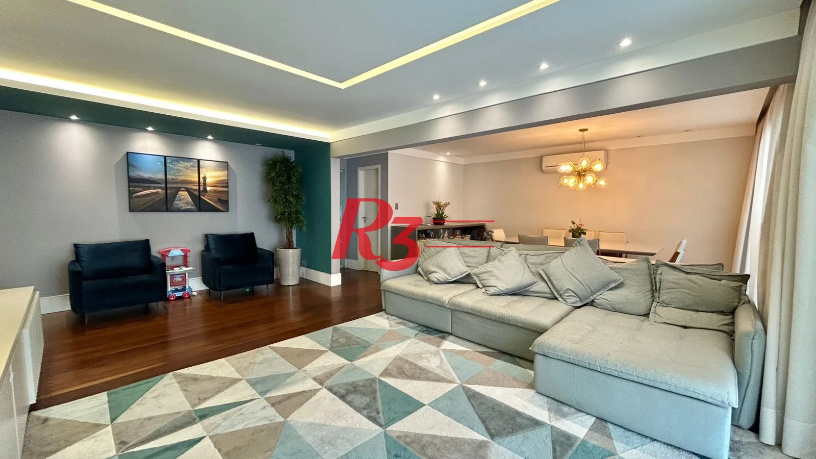 Apartamento com 4 dormitórios à venda, 206 m² por R$ 1.800.000,00 - Aparecida - Santos/SP