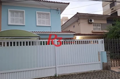 Sobrado, 150 m² - venda por R$ 2.200.000,00 ou aluguel por R$ 7.300,01/mês - Boqueirão - Santos/SP
