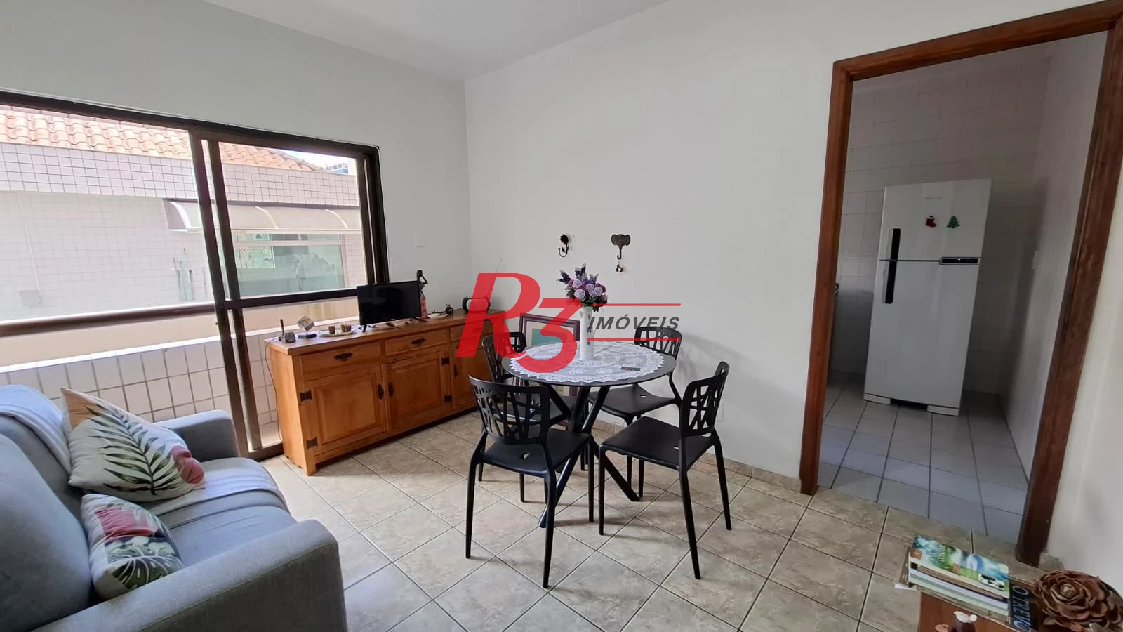 Apartamento com 1 dormitório à venda, 46 m² por R$ 420.000,00 - Embaré - Santos/SP