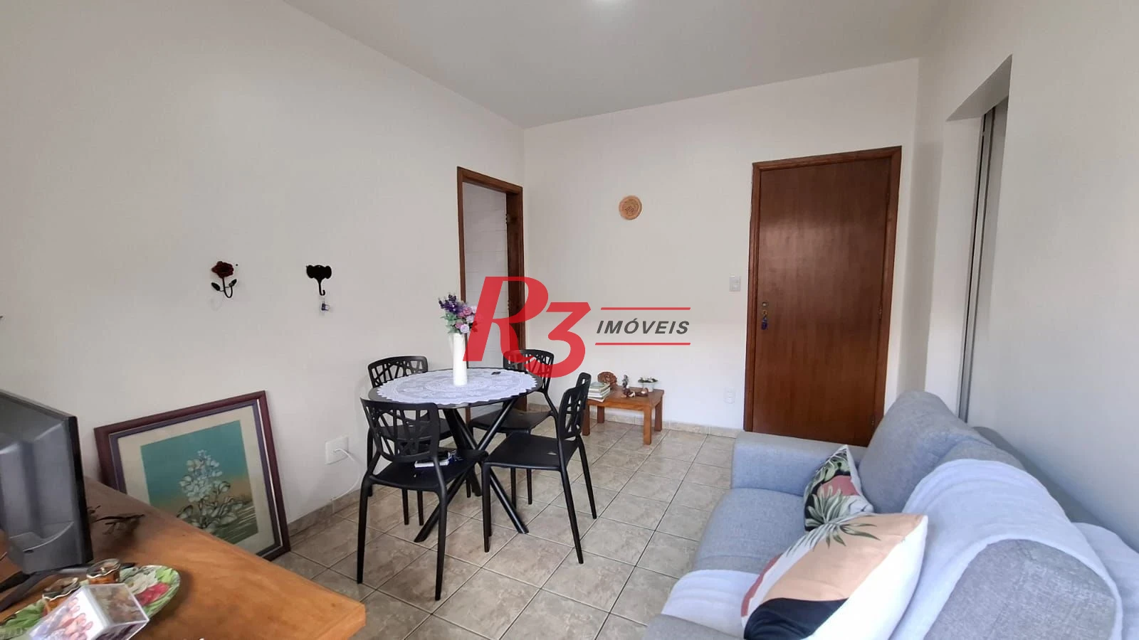Apartamento com 1 dormitório à venda, 46 m² por R$ 420.000,00 - Embaré - Santos/SP