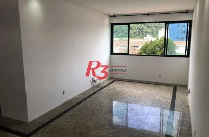 Apartamento com 2 dormitórios à venda, 100 m² por R$ 650.000,00 - Campo Grande - Santos/SP