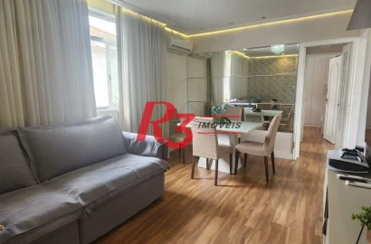 Apartamento à venda, 93 m² por R$ 470.000,00 - Estuário - Santos/SP