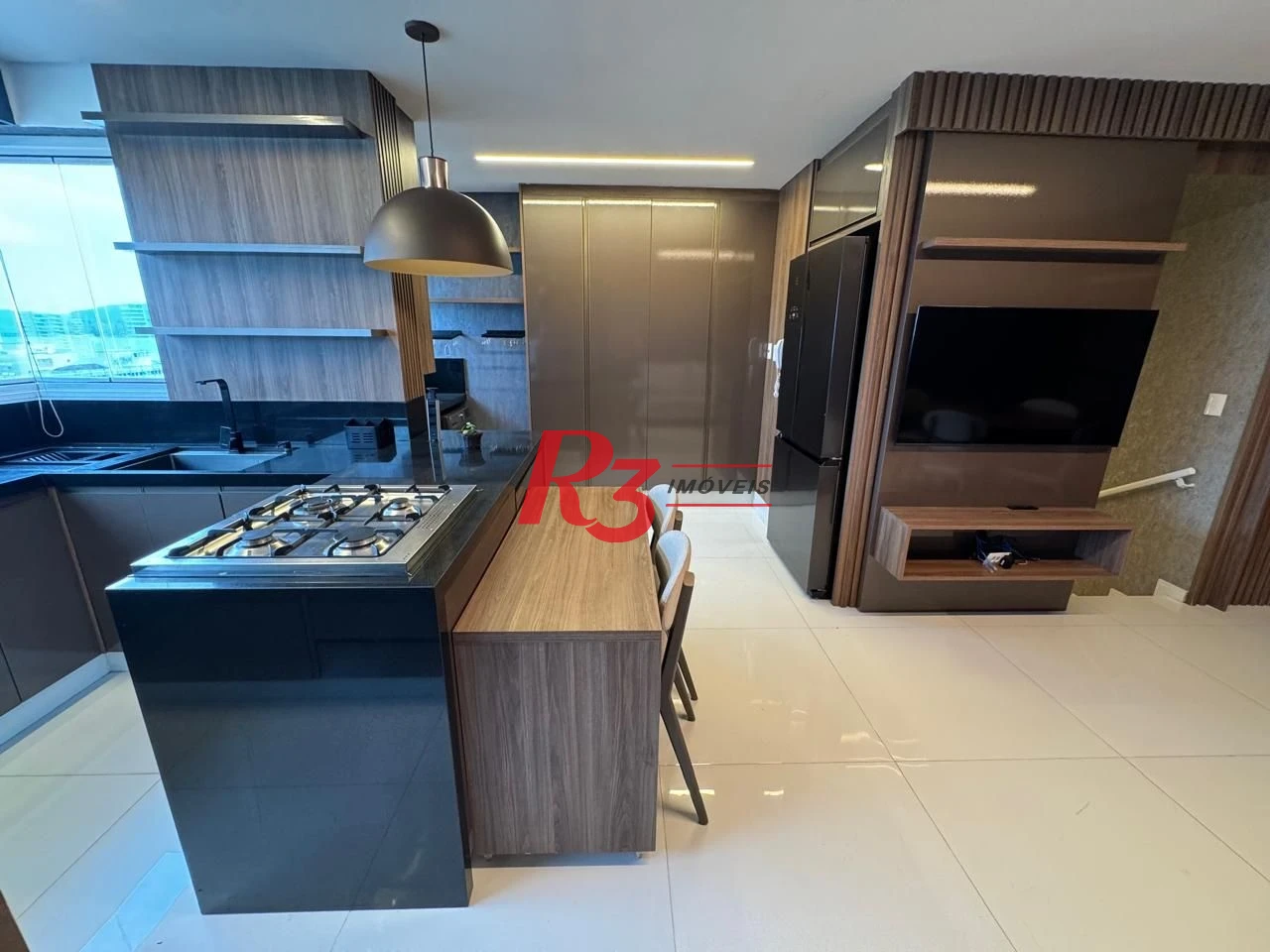 Apartamento Duplex com 3 dormitórios à venda, 115 m² por R$ 1.710.000,00 - Pompéia - Santos/SP