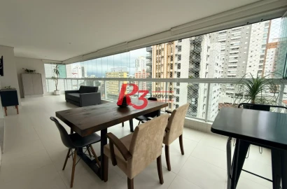 Apartamento à venda, 183 m² por R$ 2.555.000,00 - Boqueirão - Santos/SP