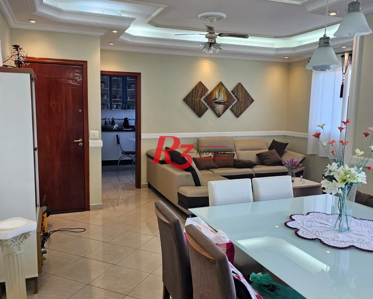Apartamento com 3 dormitórios à venda, 128 m² por R$ 780.000,00 - Canto do Forte - Praia Grande/SP
