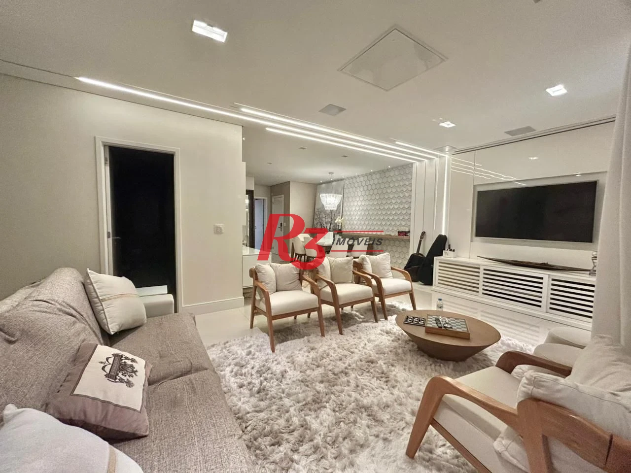 Apartamento com 3 dormitórios à venda, 178 m² por R$ 3.500.000,00 - Boqueirão - Santos/SP