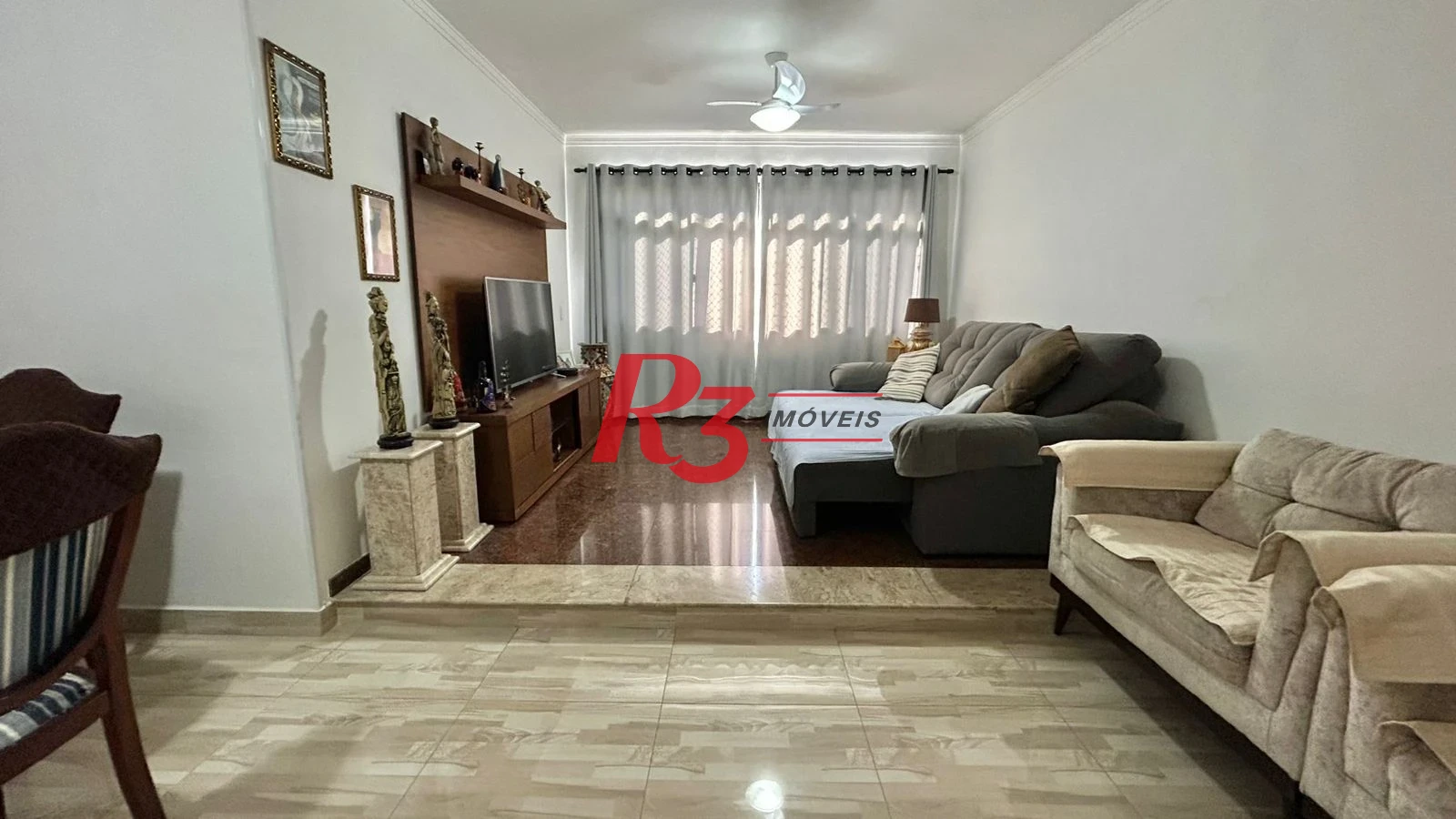 Apartamento com 3 dormitórios à venda, 170 m² por R$ 910.000,00 - Ponta da Praia - Santos/SP