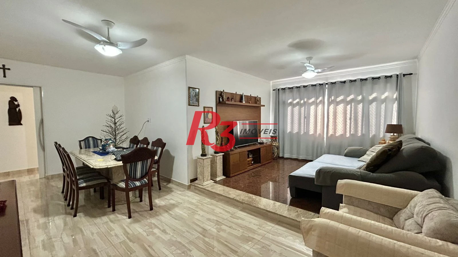 Apartamento com 3 dormitórios à venda, 170 m² por R$ 910.000,00 - Ponta da Praia - Santos/SP