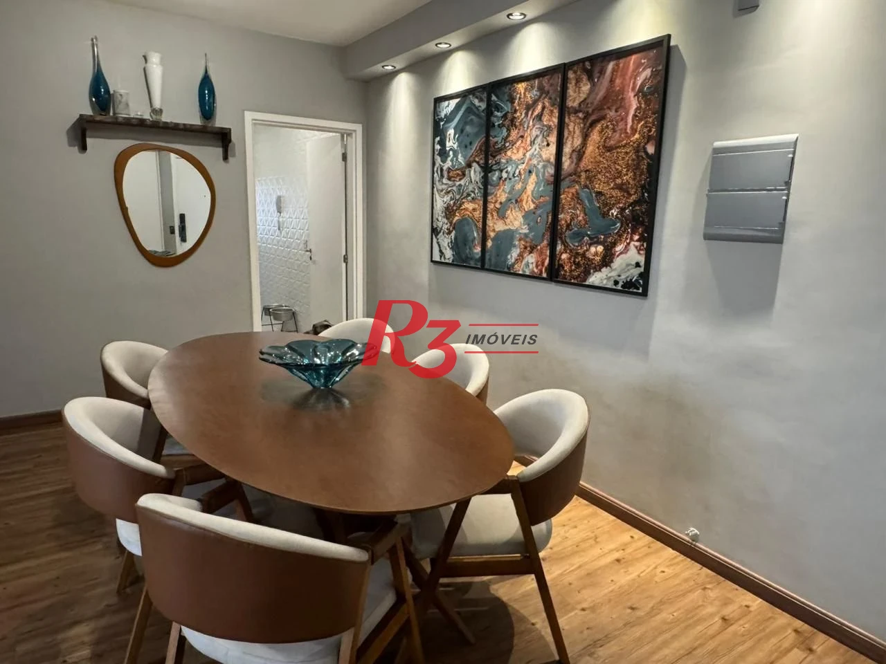Apartamento com 3 dormitórios à venda, 84 m² por R$ 830.000,00 - Marapé - Santos/SP