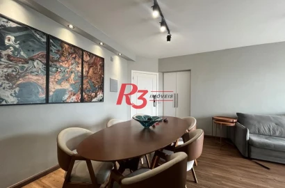 Apartamento com 3 dormitórios à venda, 84 m² por R$ 830.000,00 - Marapé - Santos/SP