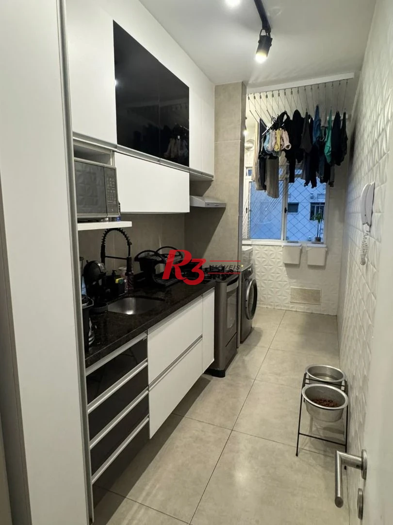 Apartamento com 3 dormitórios à venda, 84 m² por R$ 830.000,00 - Marapé - Santos/SP