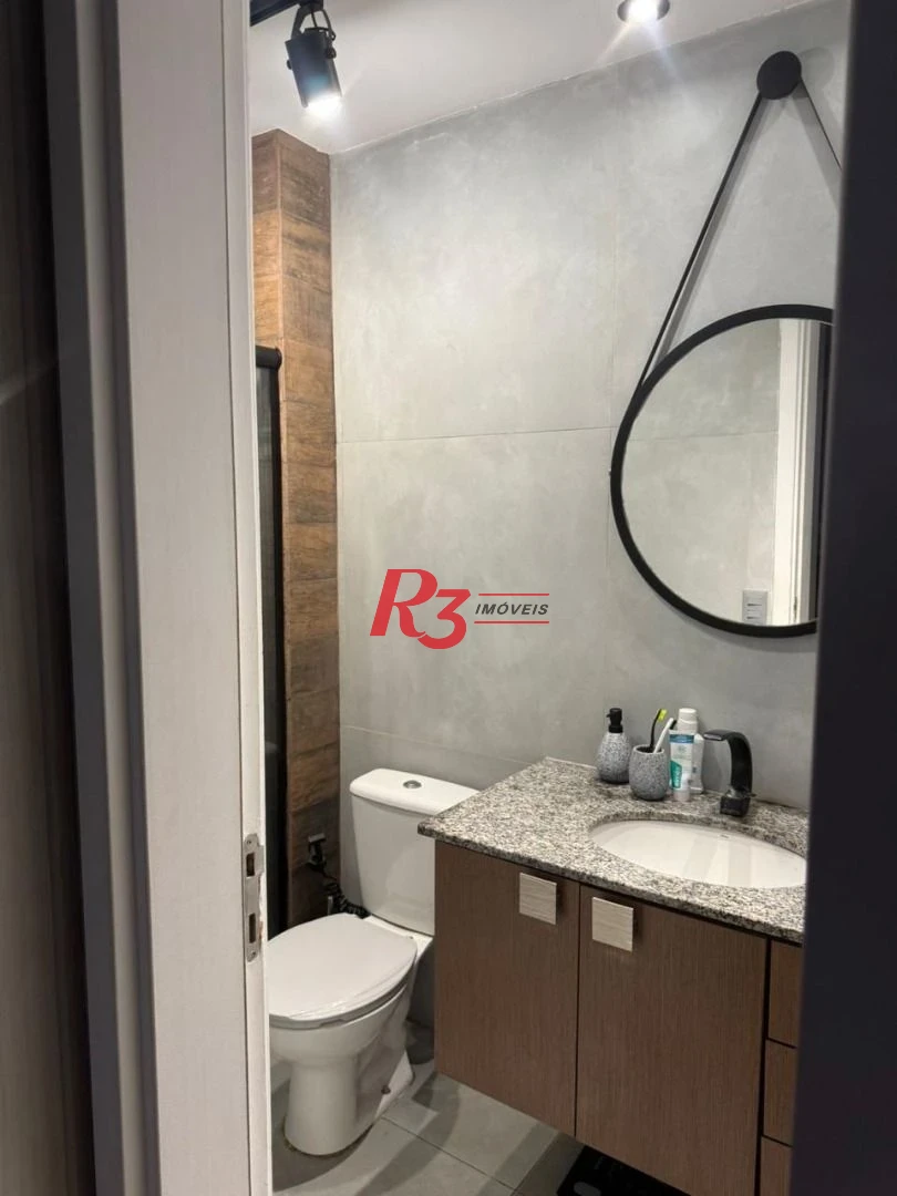 Apartamento com 3 dormitórios à venda, 84 m² por R$ 830.000,00 - Marapé - Santos/SP