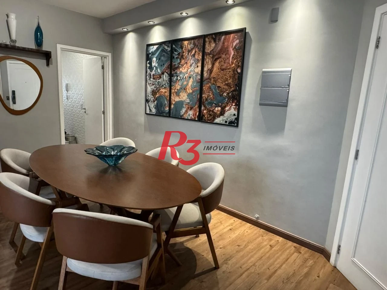 Apartamento com 3 dormitórios à venda, 84 m² por R$ 830.000,00 - Marapé - Santos/SP