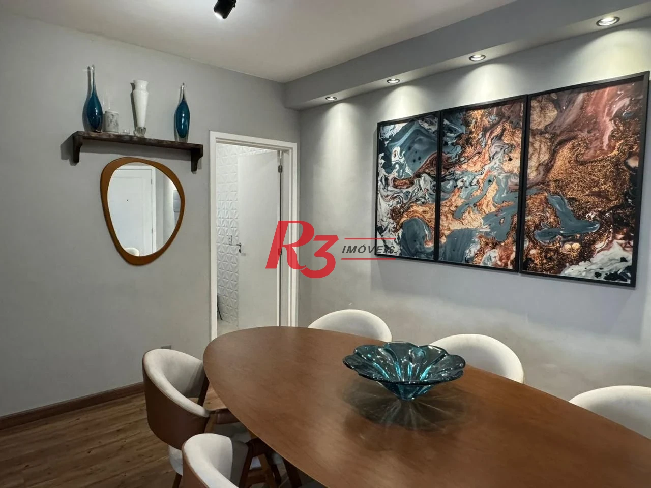 Apartamento com 3 dormitórios à venda, 84 m² por R$ 830.000,00 - Marapé - Santos/SP