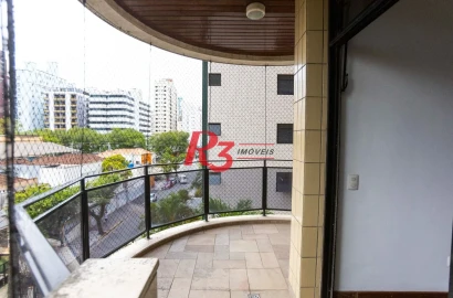 Apartamento com 3 dormitórios à venda, 183 m² por R$ 1.300.000,00 - Pompéia - Santos/SP