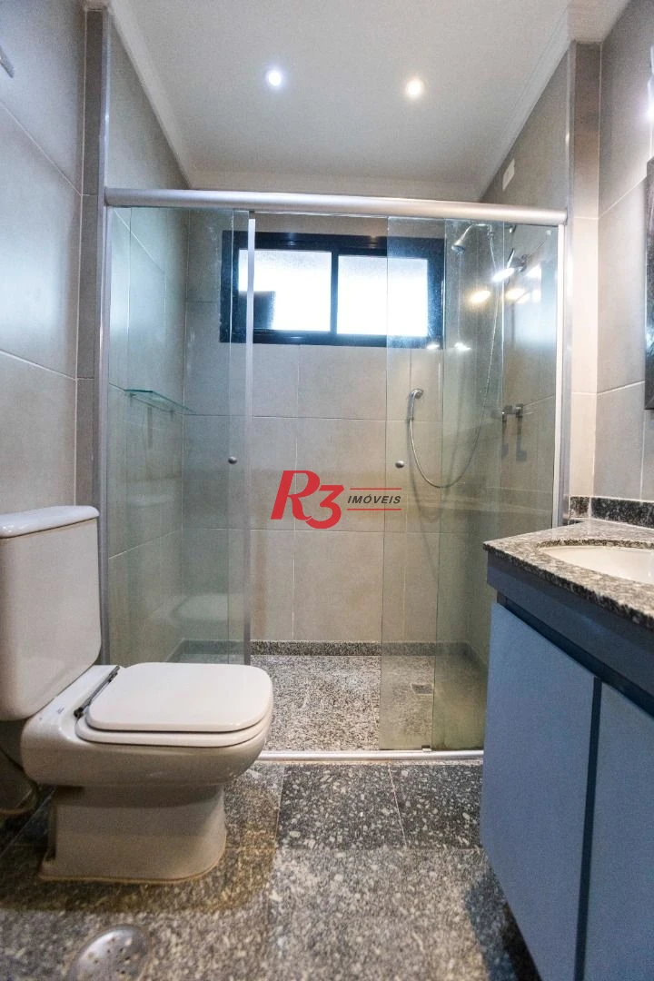 Apartamento com 3 dormitórios à venda, 183 m² por R$ 1.300.000,00 - Pompéia - Santos/SP