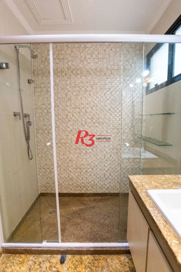 Apartamento com 3 dormitórios à venda, 183 m² por R$ 1.300.000,00 - Pompéia - Santos/SP