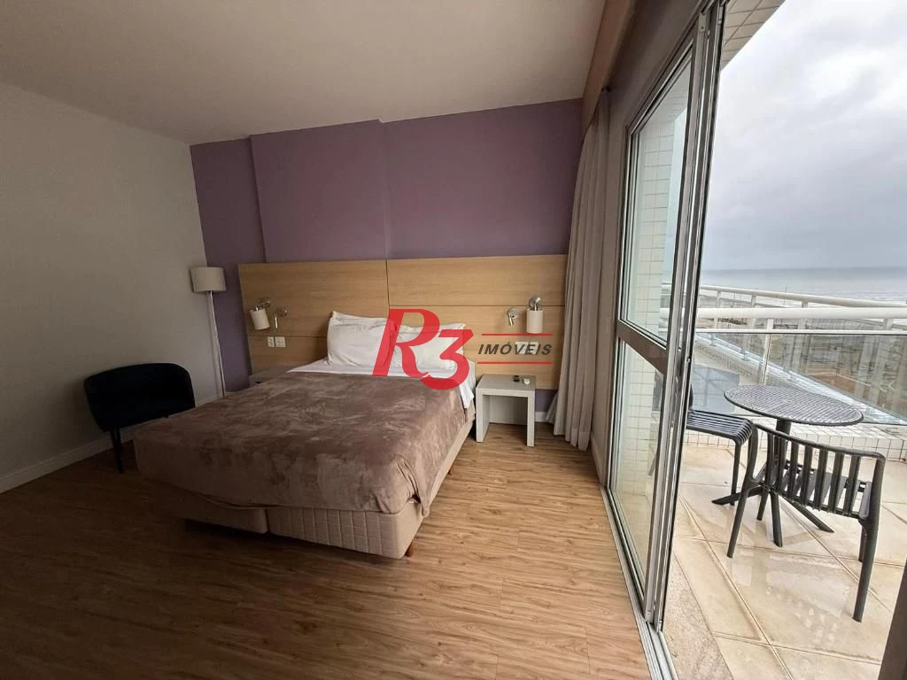 Flat com 1 dormitório à venda, 36 m² por R$ 583.000,00 - Gonzaga - Santos/SP