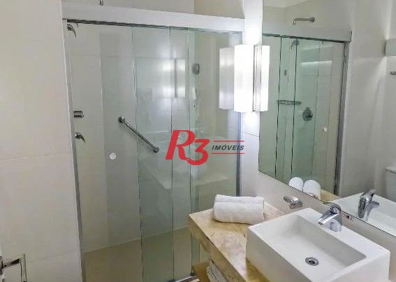 Flat com 1 dormitório à venda, 36 m² por R$ 583.000,00 - Gonzaga - Santos/SP