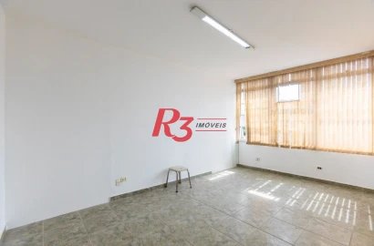 Sala para alugar, 29 m² por R$ 3.000,00/mês - Centro - Santos/SP