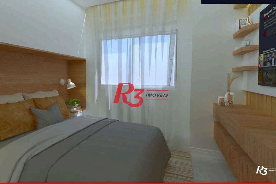 Apartamento à venda, 38 m² por R$ 360.000,00 - Aparecida - Santos/SP