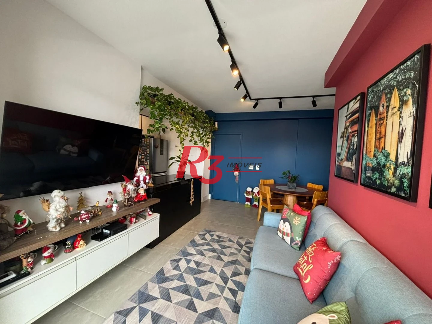 Apartamento com 2 dormitórios à venda, 63 m² por R$ 750.000,00 - Campo Grande - Santos/SP